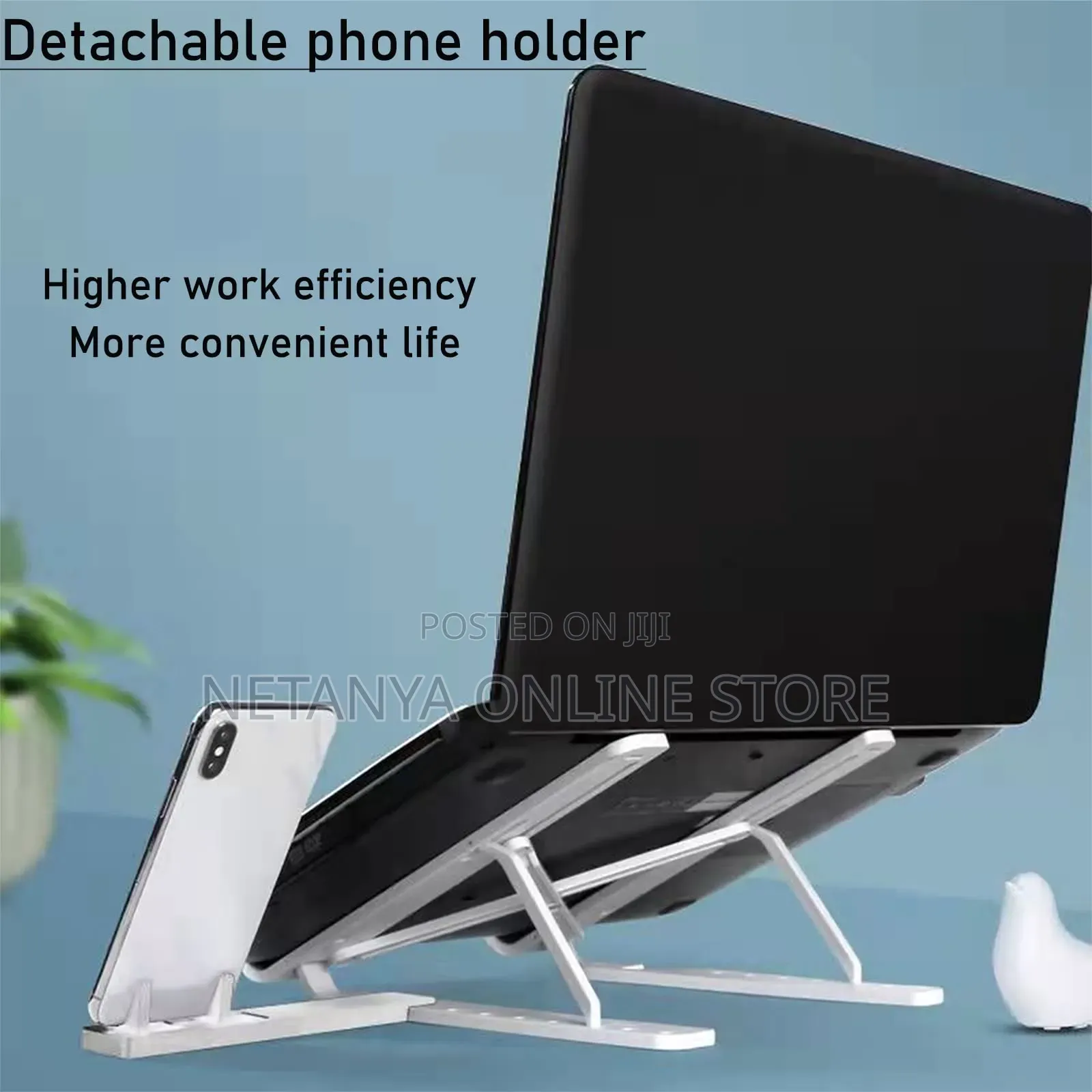 Portable Adjustable Laptop and Phone Holder