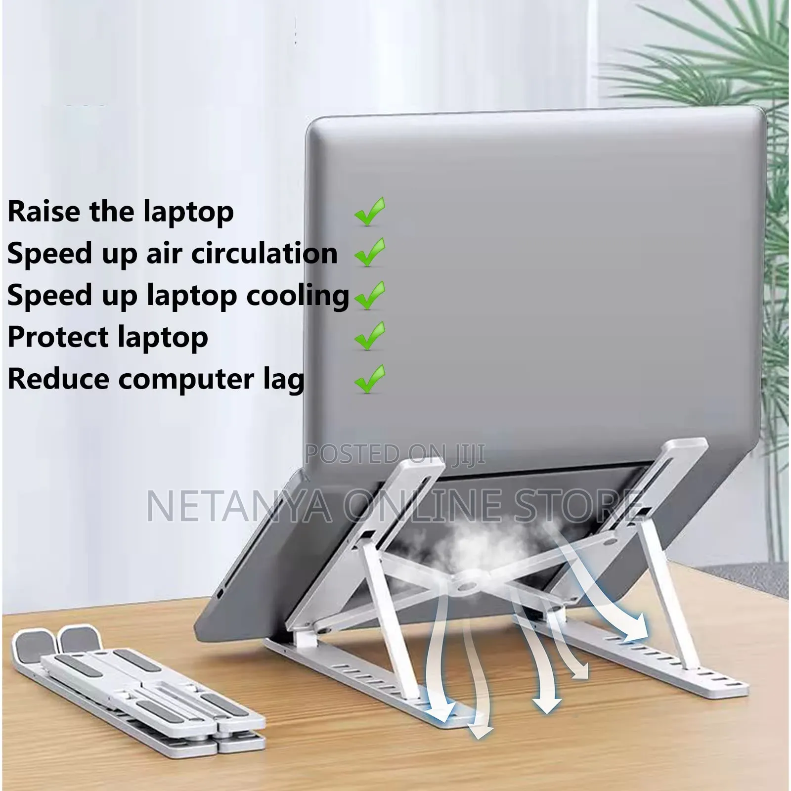 Portable Adjustable Laptop and Phone Holder