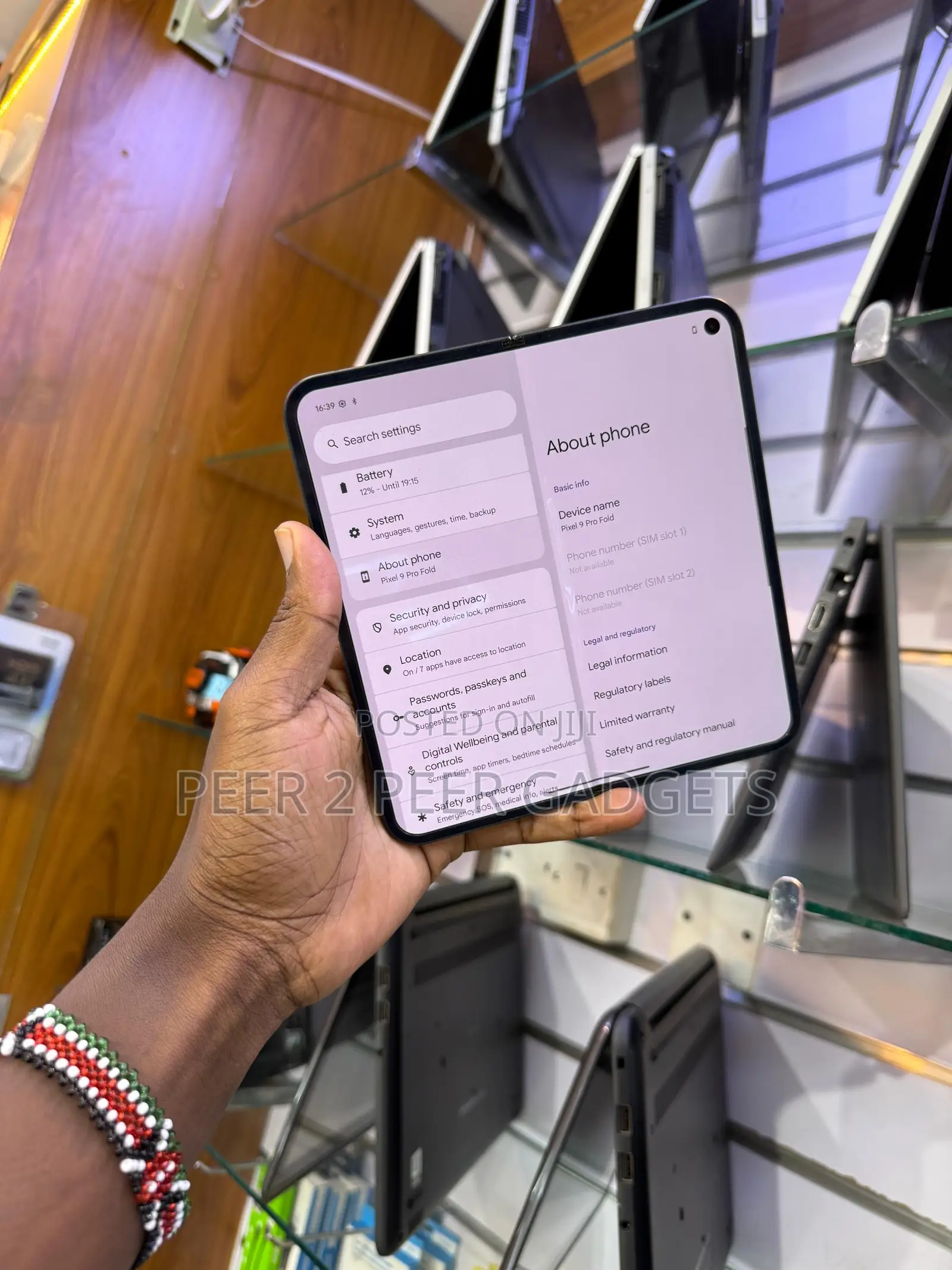 New Google Pixel 9 Pro Fold 256 GB Black