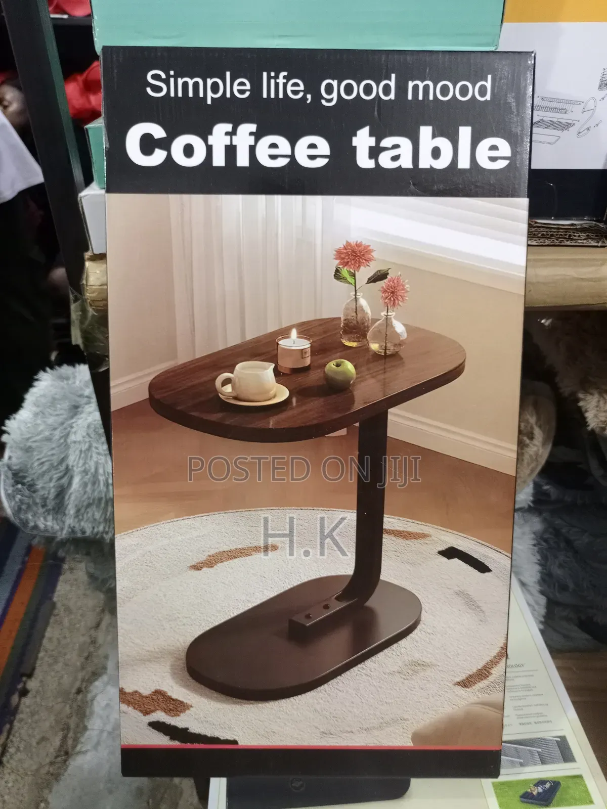 C-Shaped Coffee Table