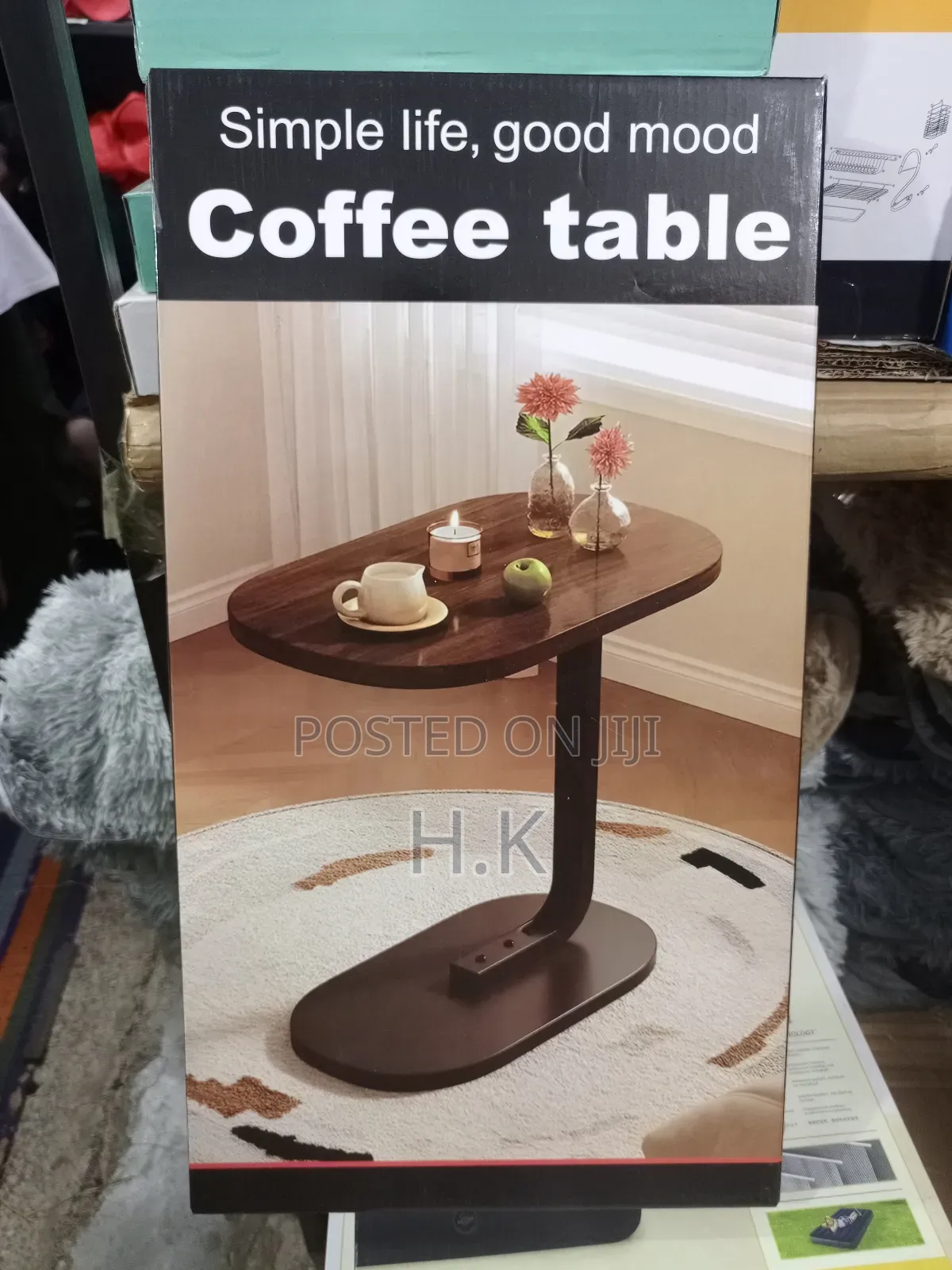 C-Shaped Coffee Table