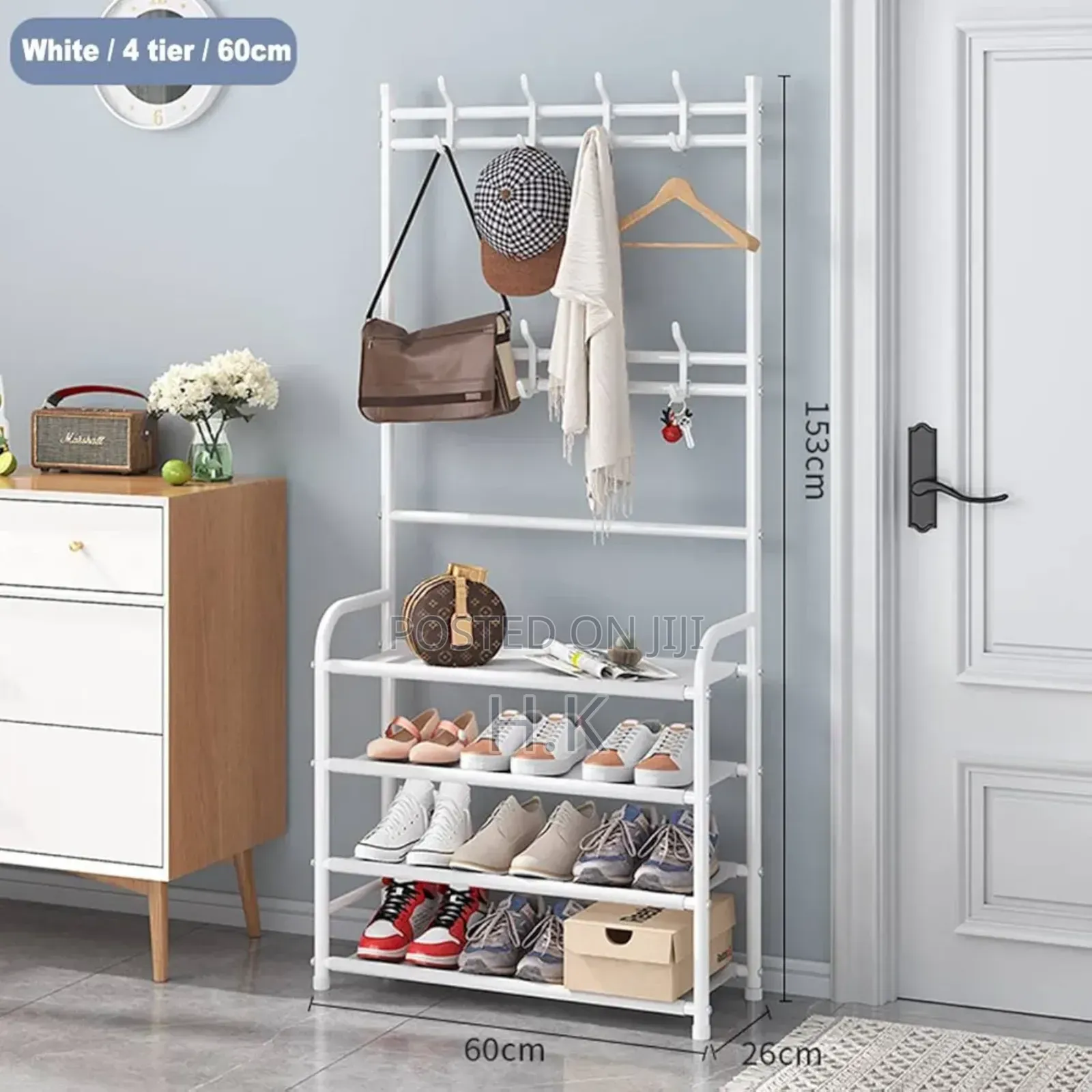 Multi-Functional Shoe and Hat Integrated Rack-80×26×170cm