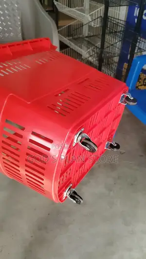 Supermarket Shopping Trolley With Rollers
