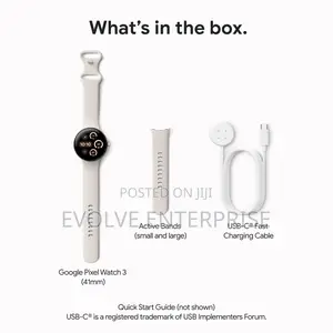 Googlepixel Watch 3 (41mm) Latest Model - Android Smartwatch