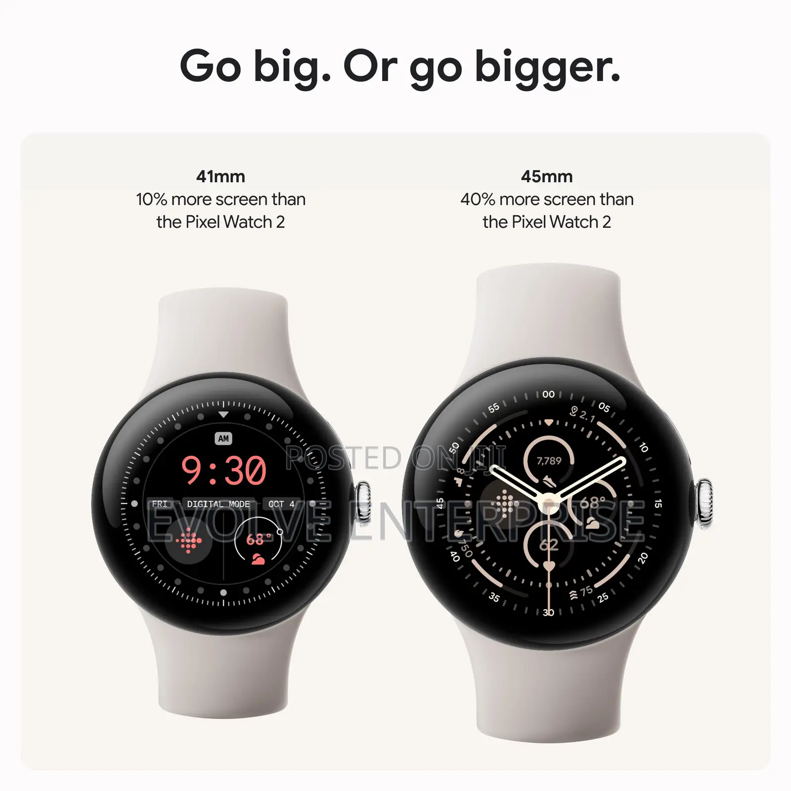 Googlepixel Watch 3 (41mm) Latest Model - Android Smartwatch
