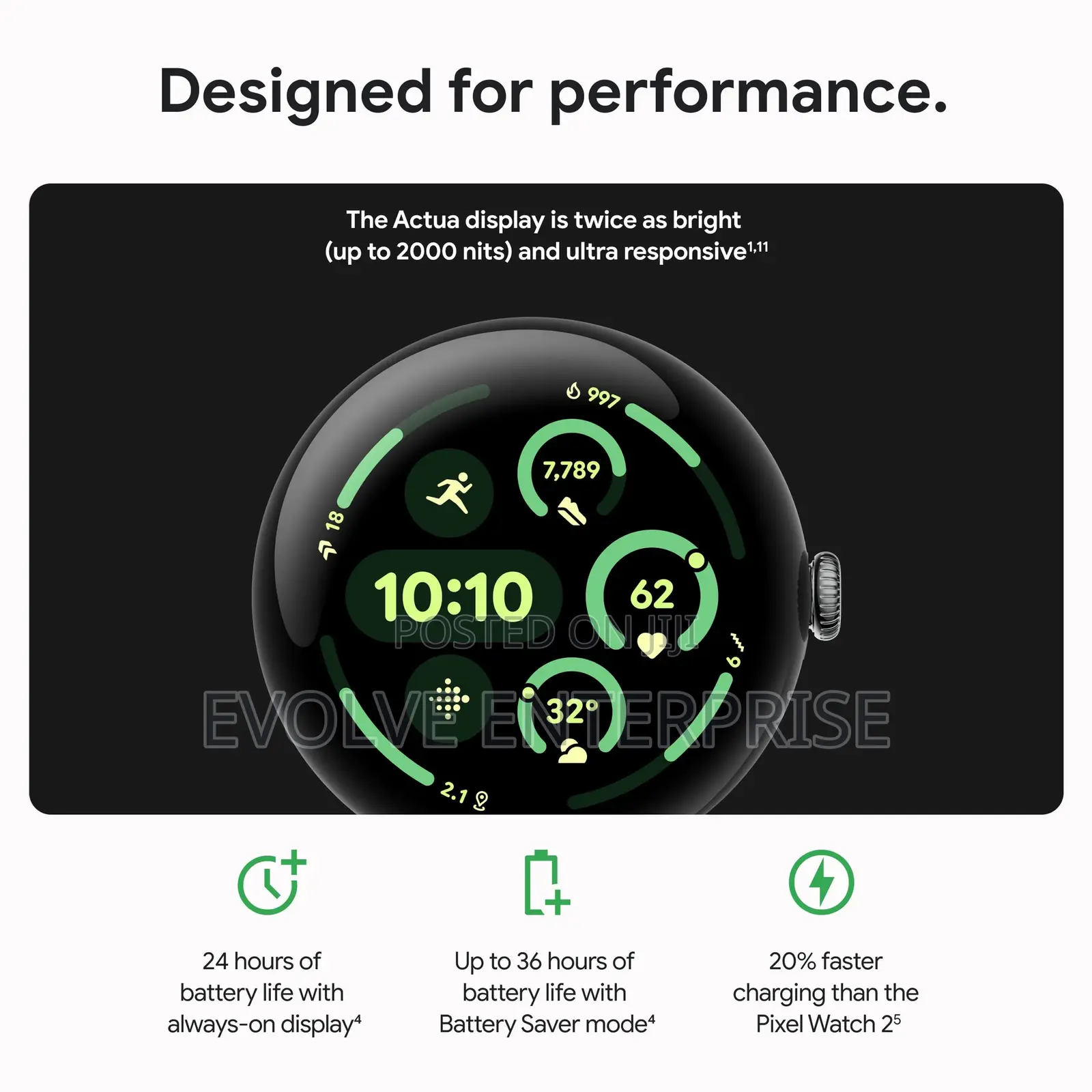 Googlepixel Watch 3 (41mm) Latest Model - Android Smartwatch