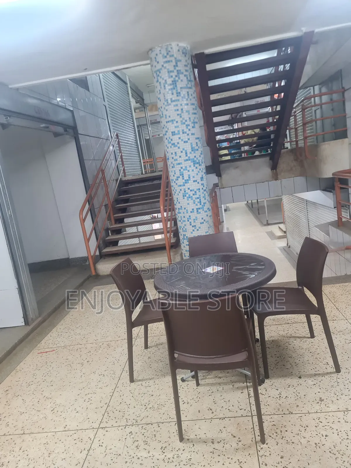 Executive Plastic Dining Table and Chairs