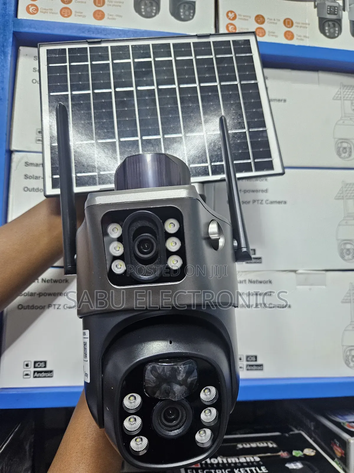 4g Solar Security Camera –Dual Lens Sim Support Night Vision