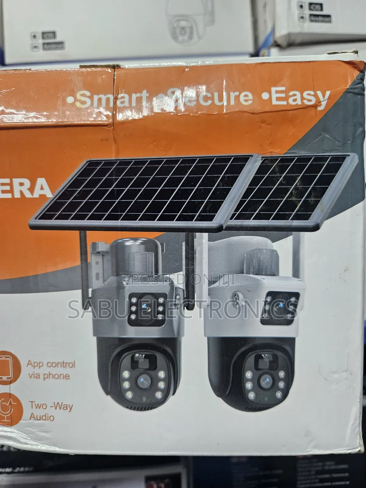 4g Solar Security Camera –Dual Lens Sim Support Night Vision
