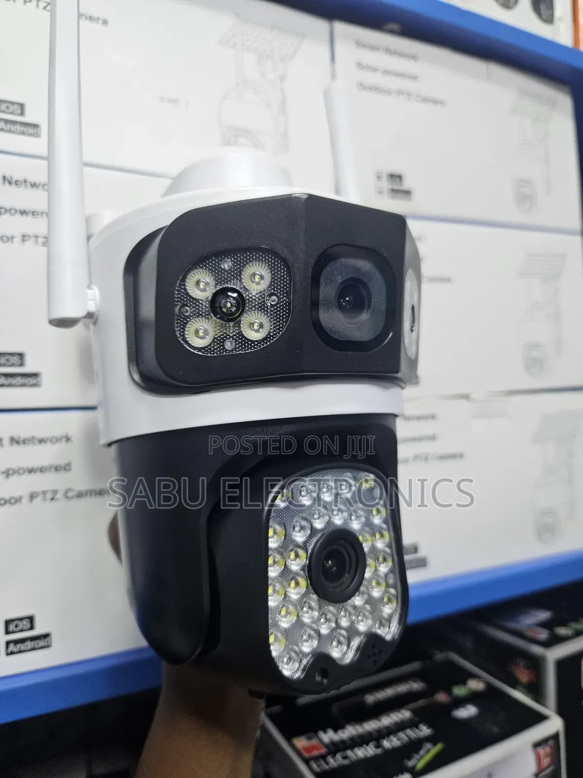 4g Eseecloud Dual Lens Camera Sim Support Night Vision