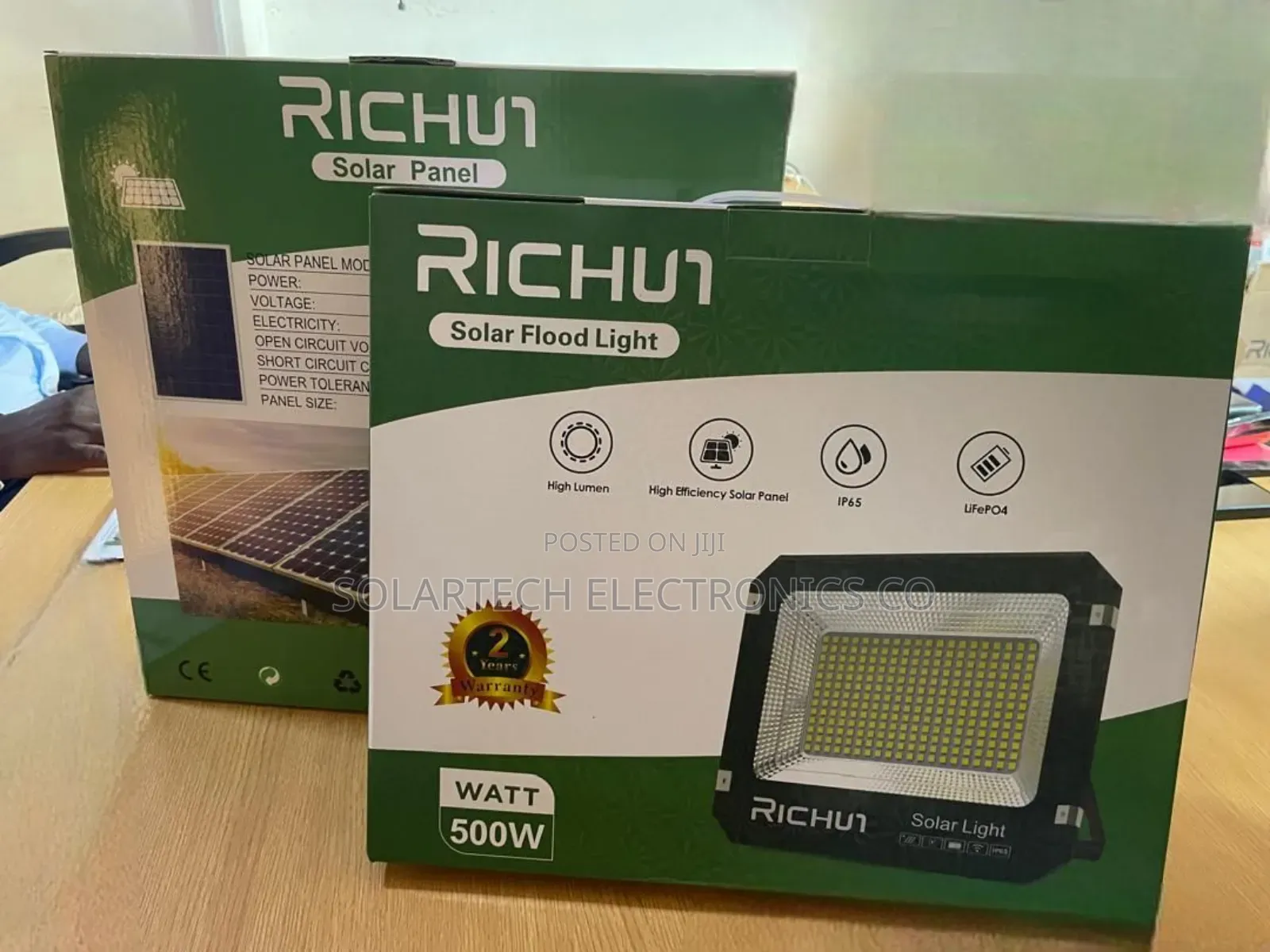 500w Richur Led Solar Flood Lights/ Compound Lights