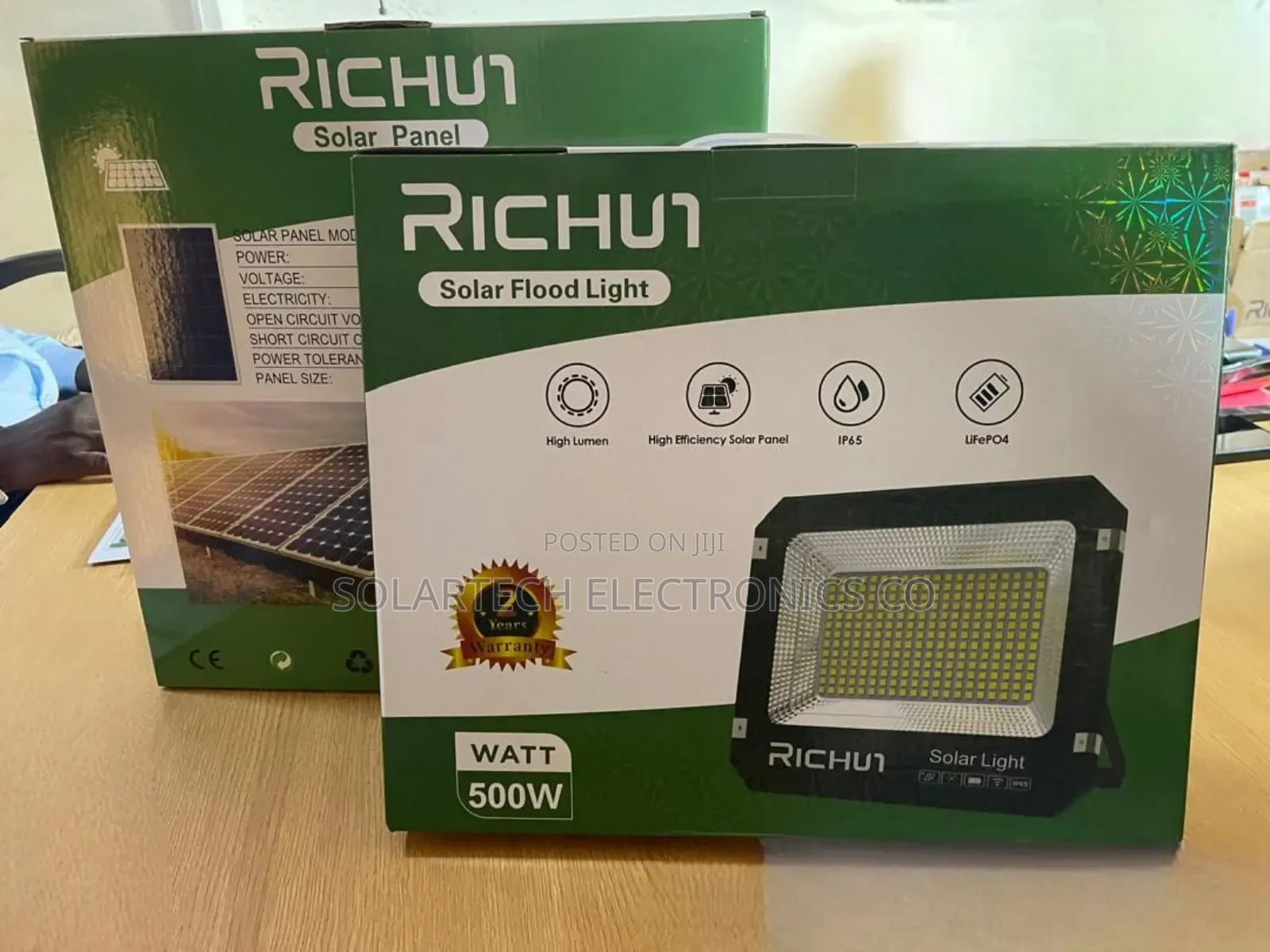 500w Original Richur Led Solar Flood Lights/ Security Lights