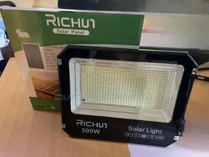 500w Original Richur Led Solar Flood Lights/ Inbuilt Battery