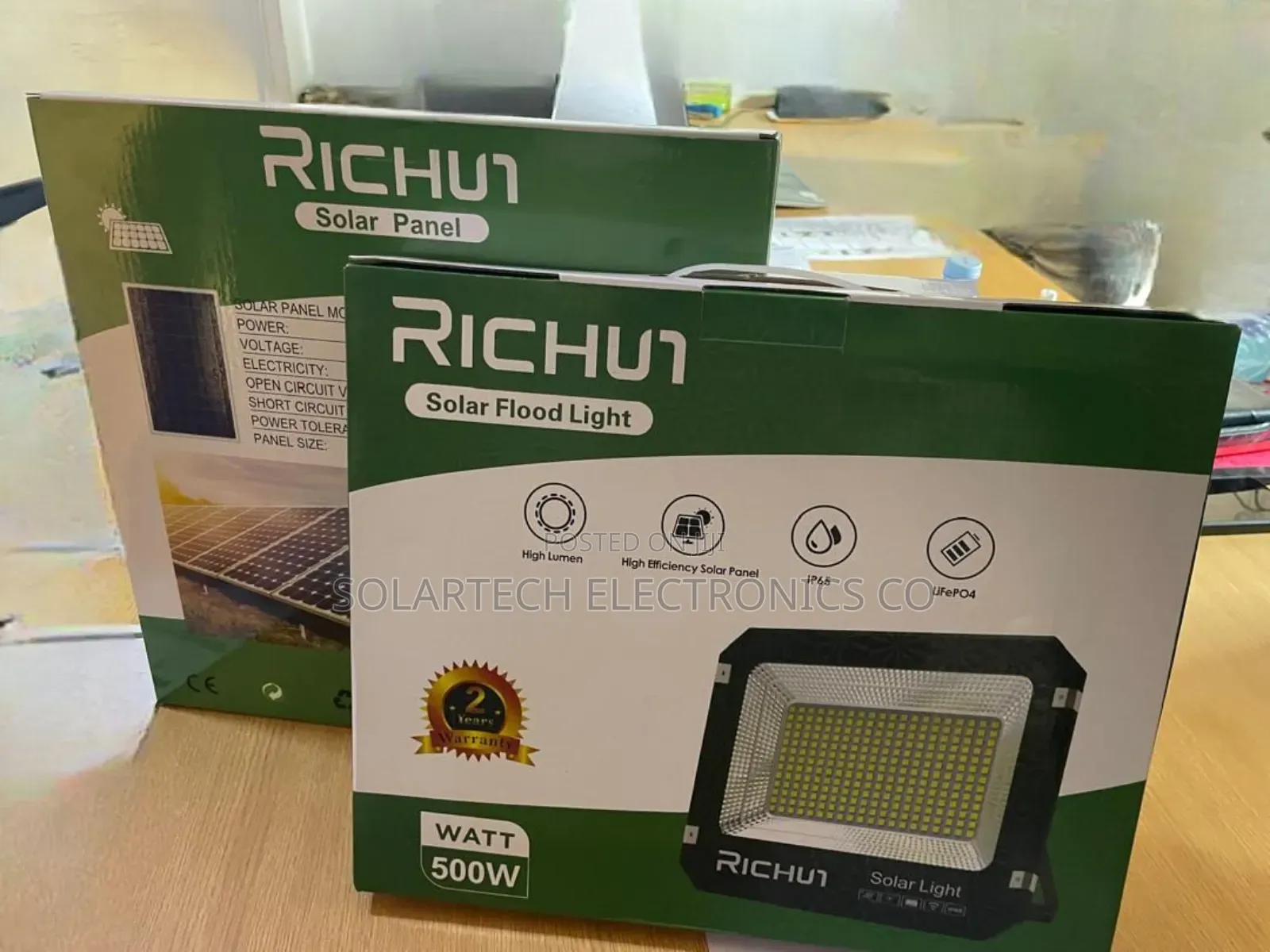 500w Original Richur Led Solar Flood Lights Xcom