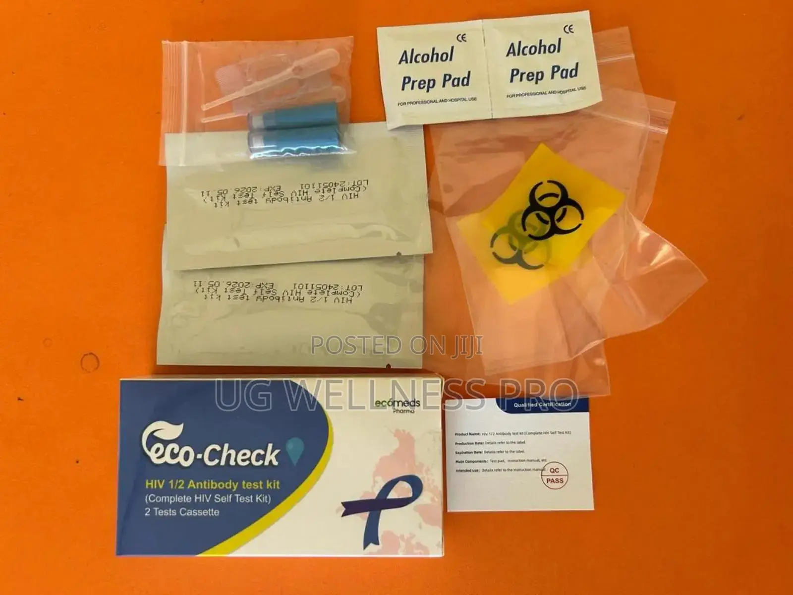 Eco Check Complete Hiv Self Test Kit 2 Pieces
