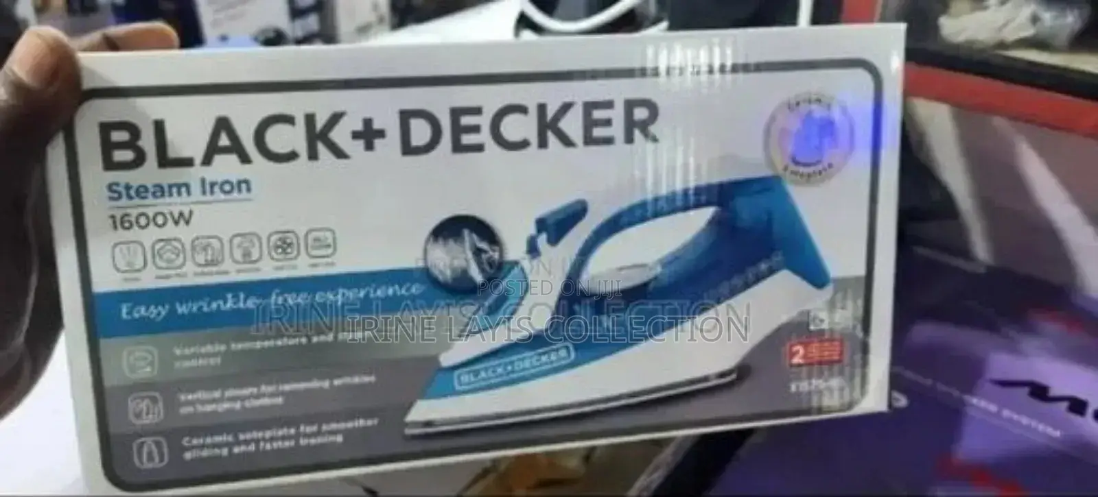 Black + Decor Steam Iron 1600w