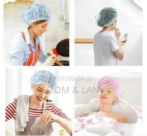 3pcs Bath and Shower Waterproof Caps