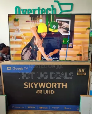 Skyworth 55 Inch Uhd 4k Smart, Google Tv With Chromecast