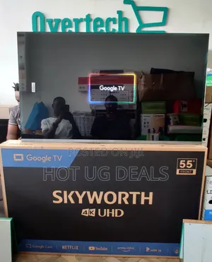 Skyworth 55 Inch Uhd 4k Smart, Google Tv With Chromecast