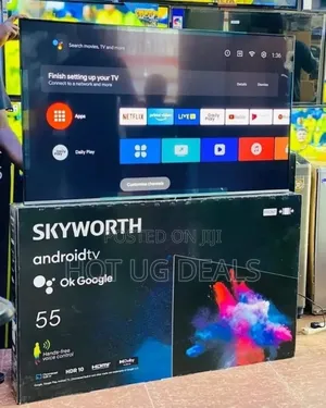 Skyworth Qled 55-inch 4k Uhd Smart Google Tv With Chromecast