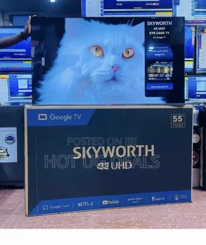 Skyworth 55-inch 4k Uhd Android Smart Led Tv  Chromecast