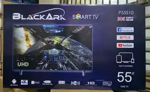 Black Ark 55 Inches Smart Tv With Free To Air