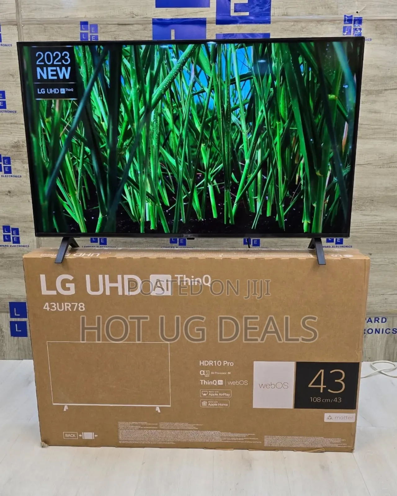 Lg 43 Inch Uhd 4k Tv, Webos, Smart Ai Thinq, Magic Remote