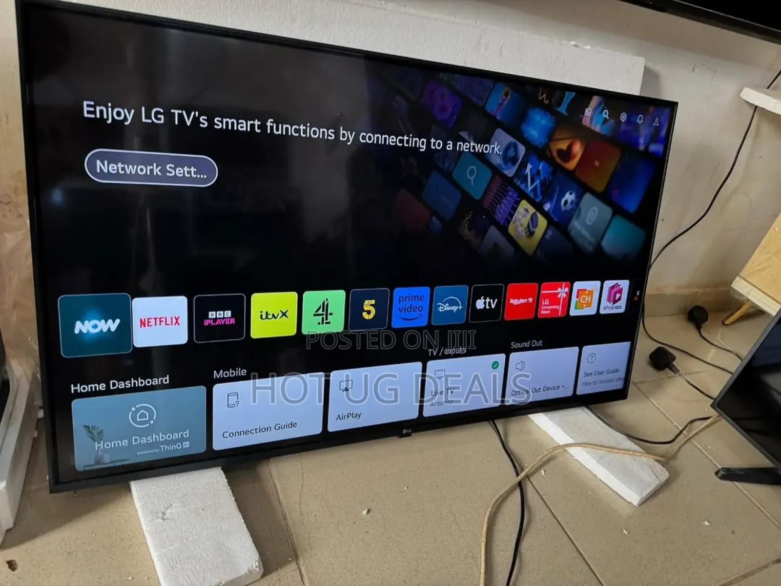 Lg 43 Inch Uhd 4k Tv, Webos, Smart Ai Thinq, Magic Remote