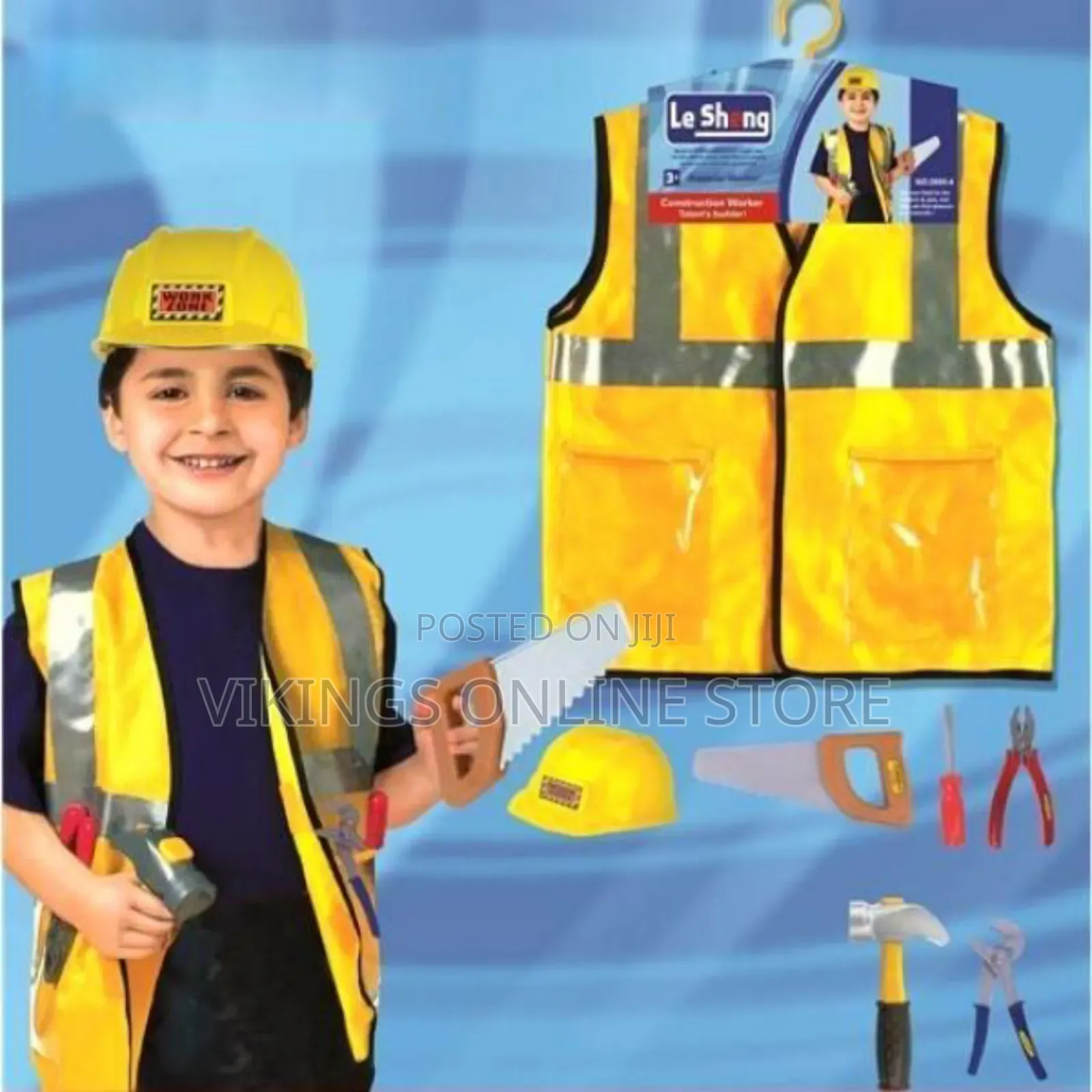 Kids Construction Builder Costume