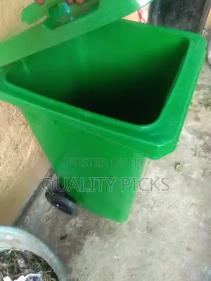 Outdoor 120l Household Waste Bin- Green