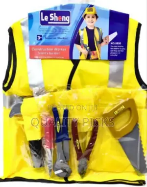 Kids Construction Workers Costume 3 To 10