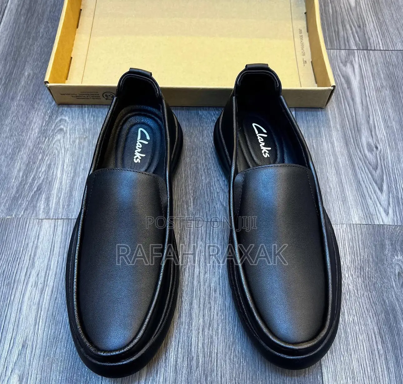 Original Men’S Clarks Slip On Leather Loafers