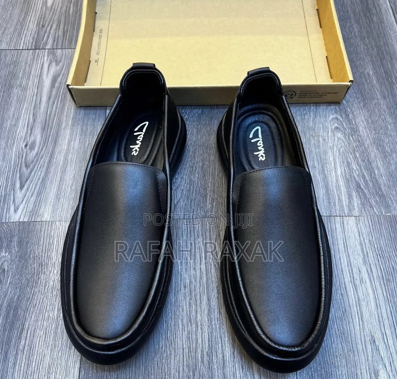 Original Men’S Clarks Slip On Leather Loafers