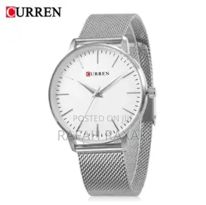 Original Classic Silver Curren Wrist Watch