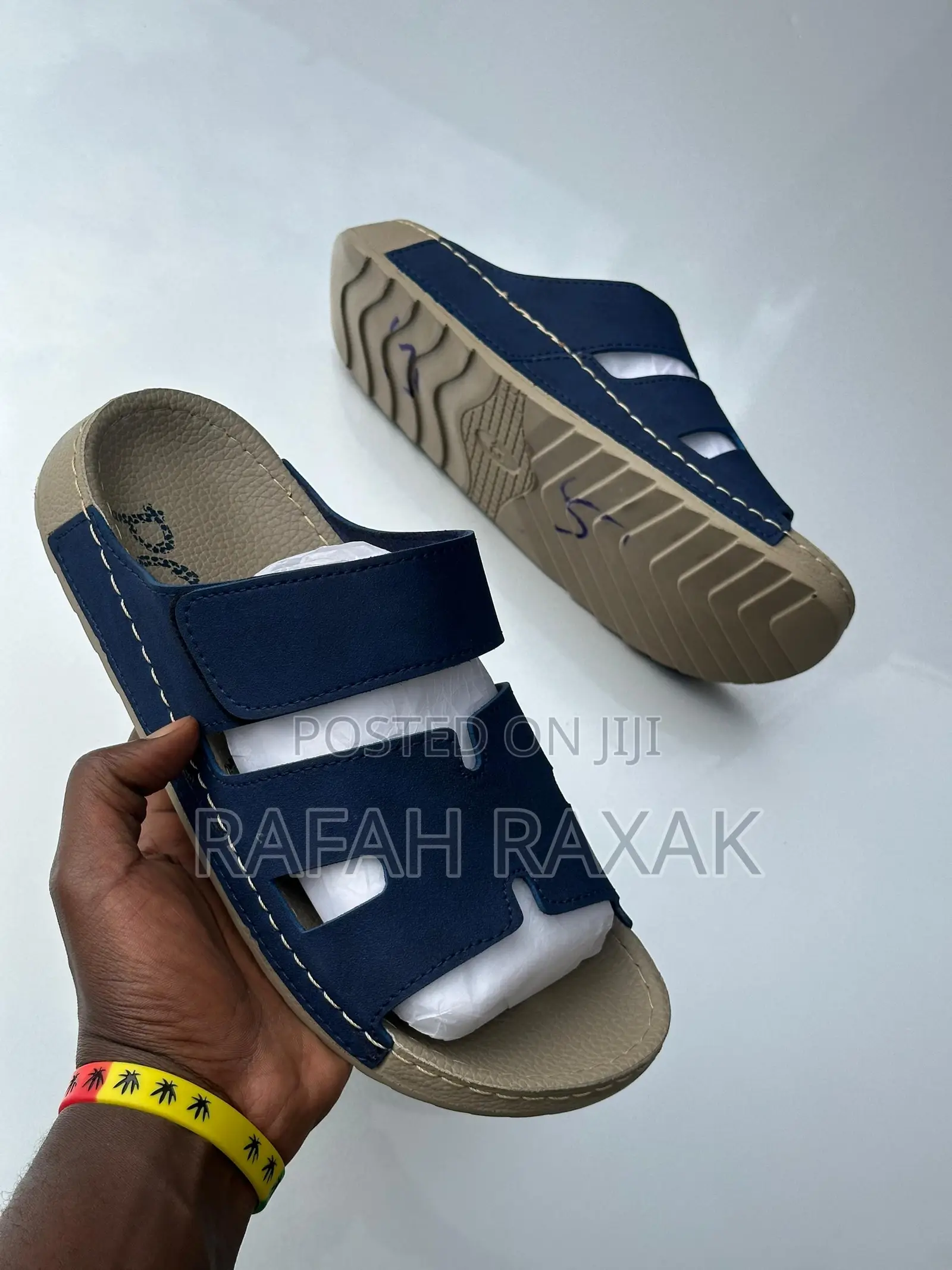 New Super Classic Men’S Blue Polox Sandals