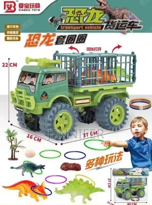 Dinosaur Toy Trucks Carrier for Kids Dinosaur Toys Set