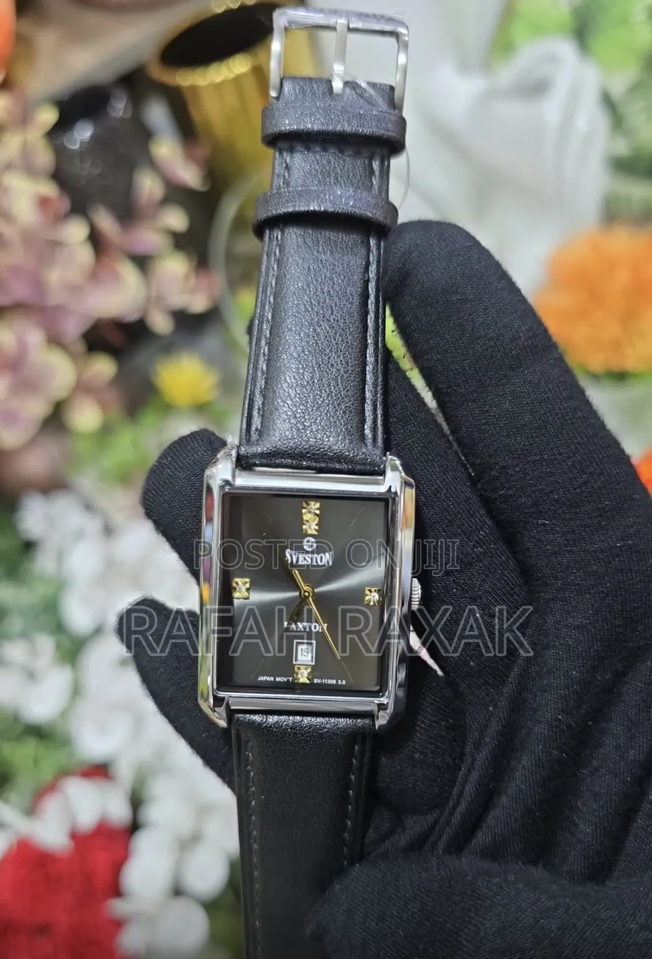 Original Women’S Rectangular Sveston Leather Wrist Watch
