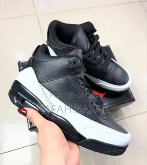 Original Black/White Air Jordan 3 Retro “Pure Money” Sneaker