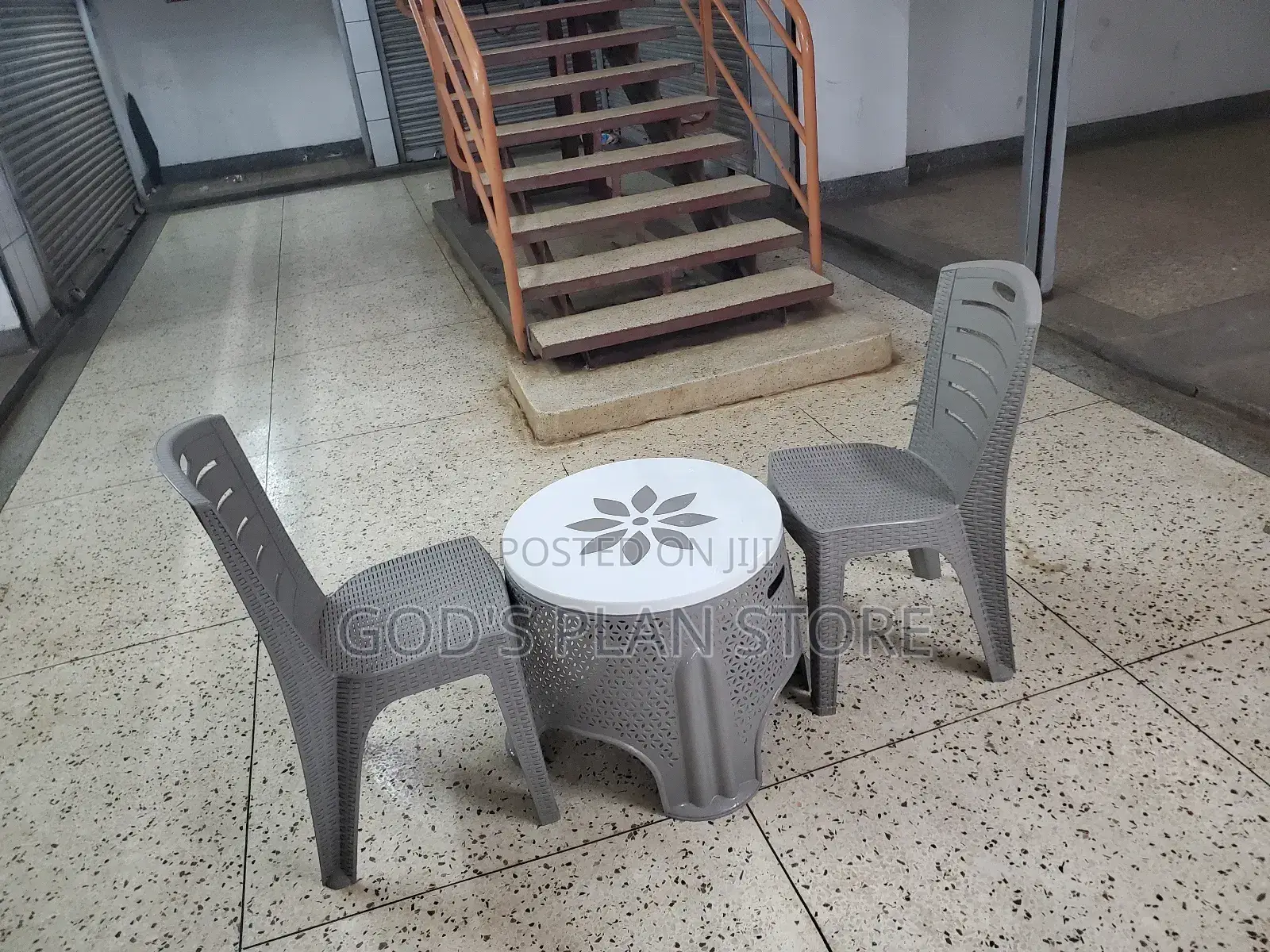 Balcony Center Table and Chairs Set