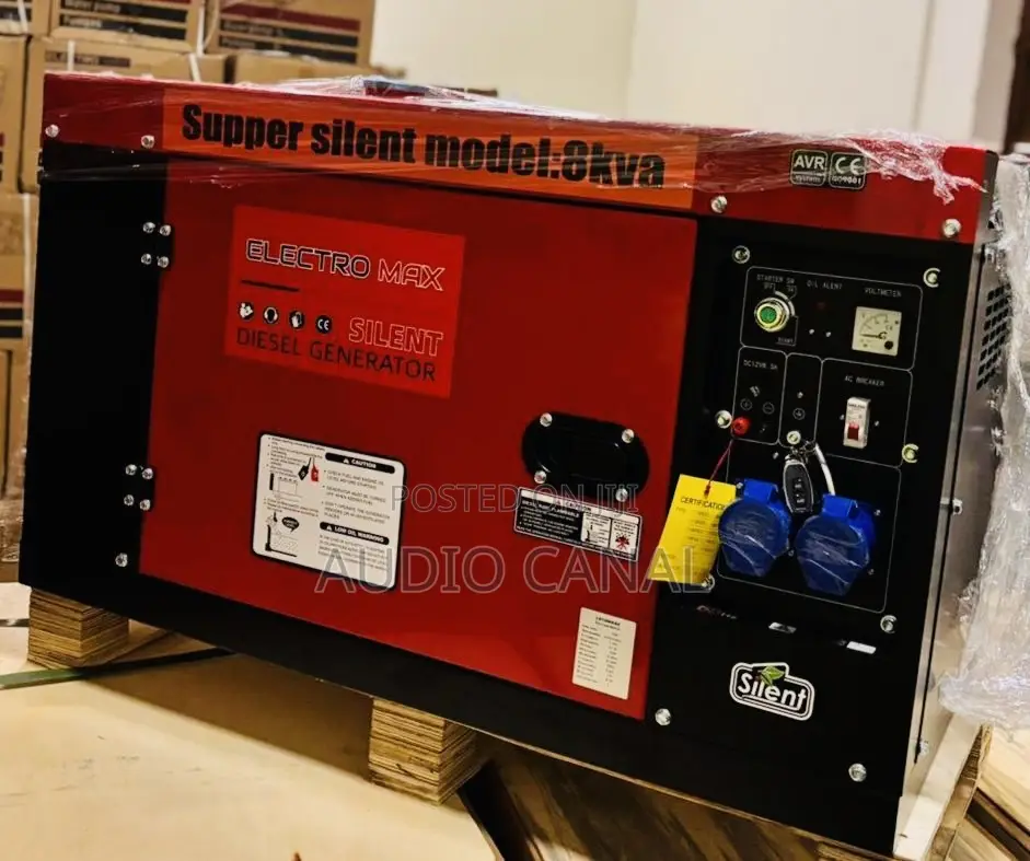 8kva Silent Diesel Electro Max Diesel Generator