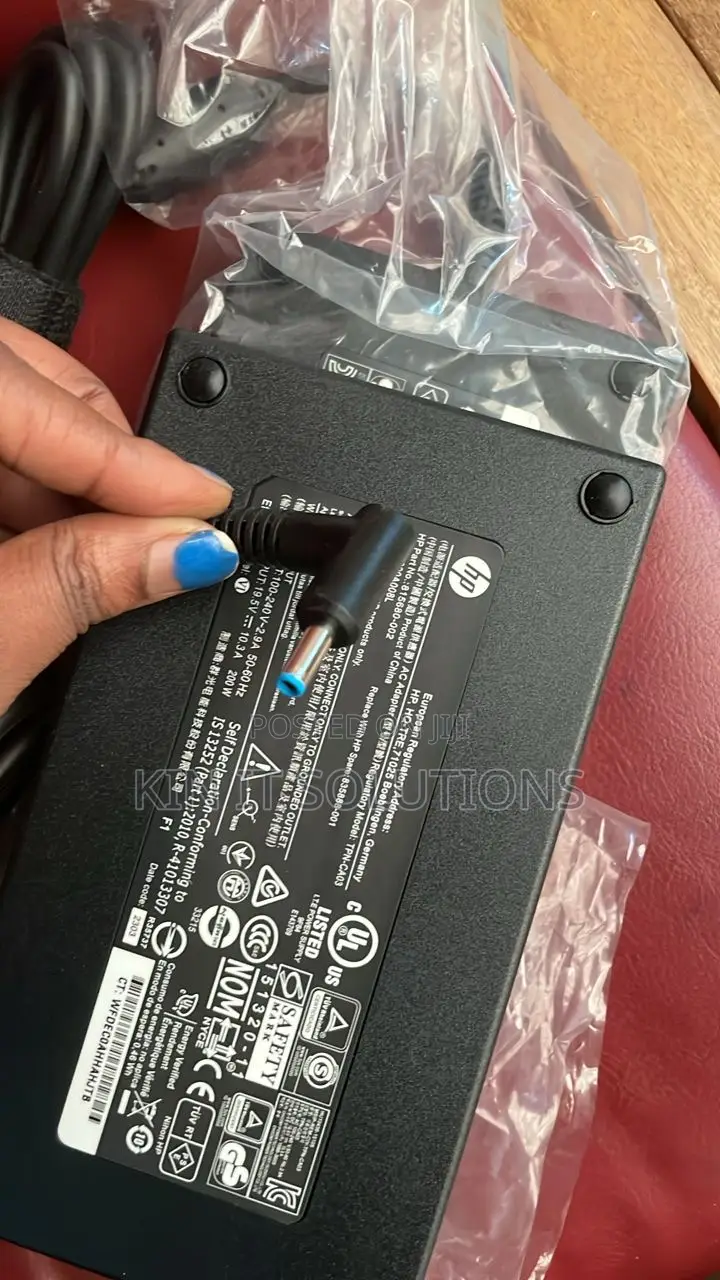 Hp Adapter 19.5v 10.3 Blue Pin .