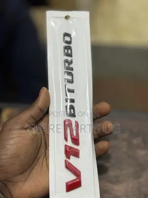 V12 Bi Turbo Badge / Emblem