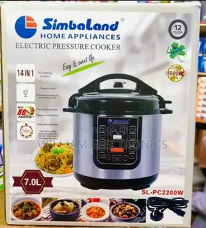 7litres Simbaland Electric Pressure Cooker/Simbaland Pressure Cooker