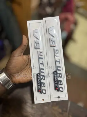 V8 Bi-turbo 4matic Badge / Emblem / Logo