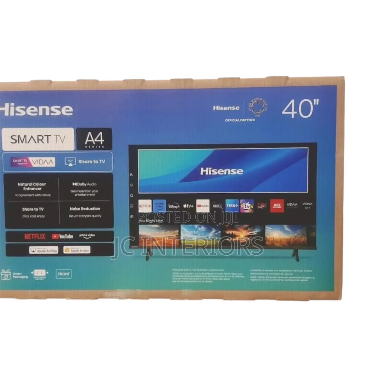 40 Hisense Smart at 650,000 Ugx