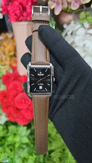 Sveston Women's Wrist Time Piece With Genuine Leather Straps