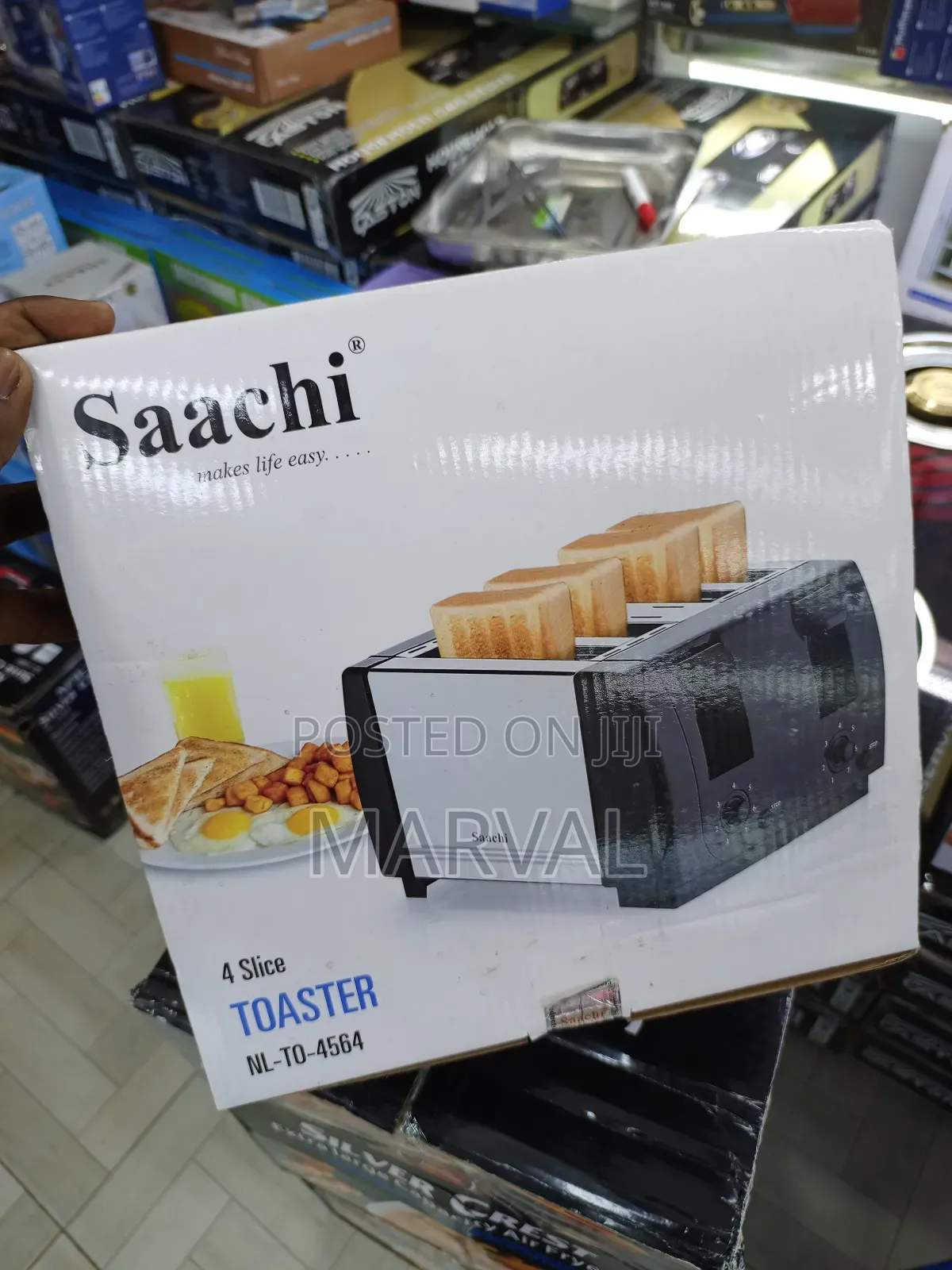 Saachi 4-Slice Toaster, Model Nl-to-4564