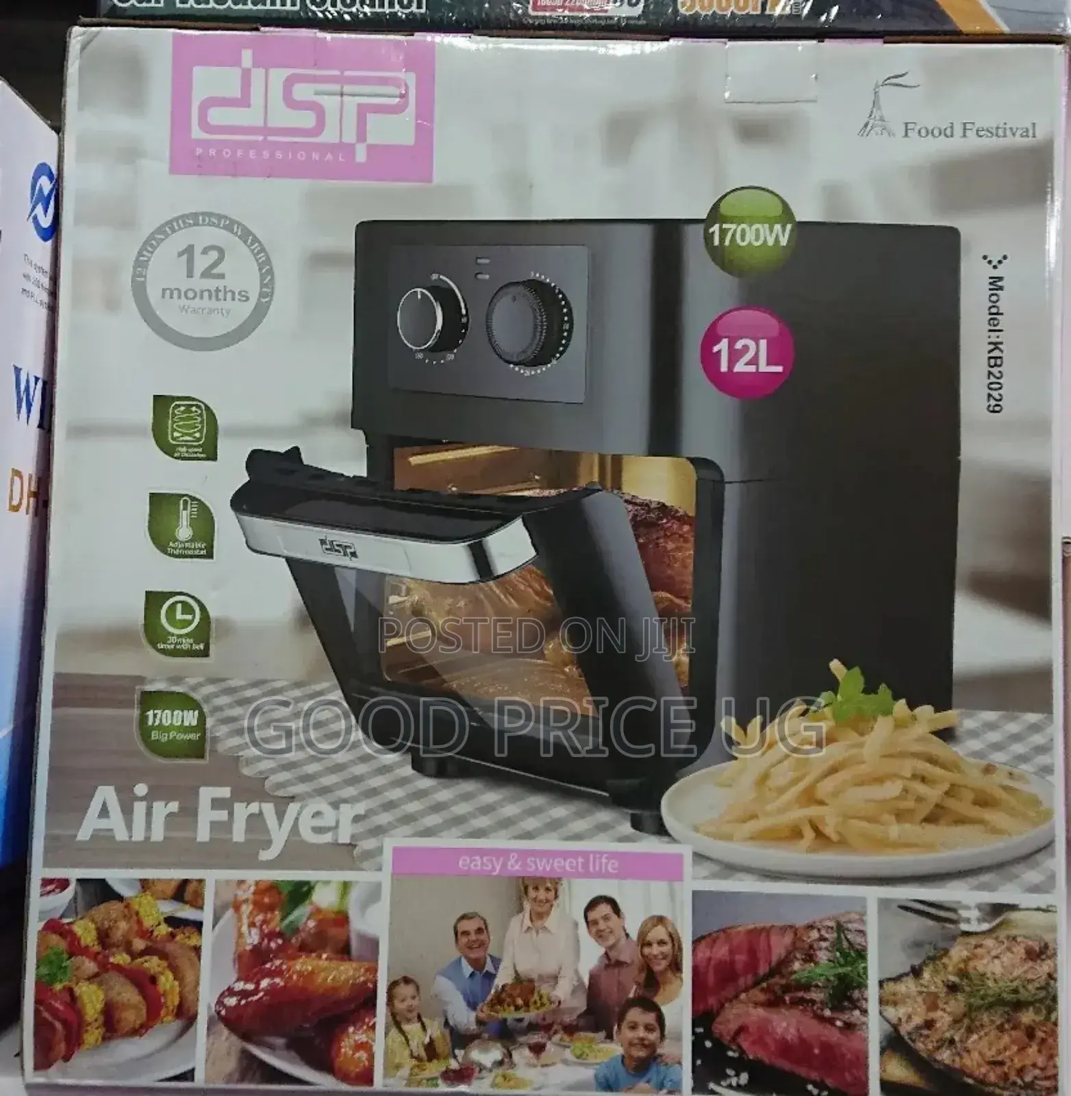12 Litres DSP Air Fryer Oven