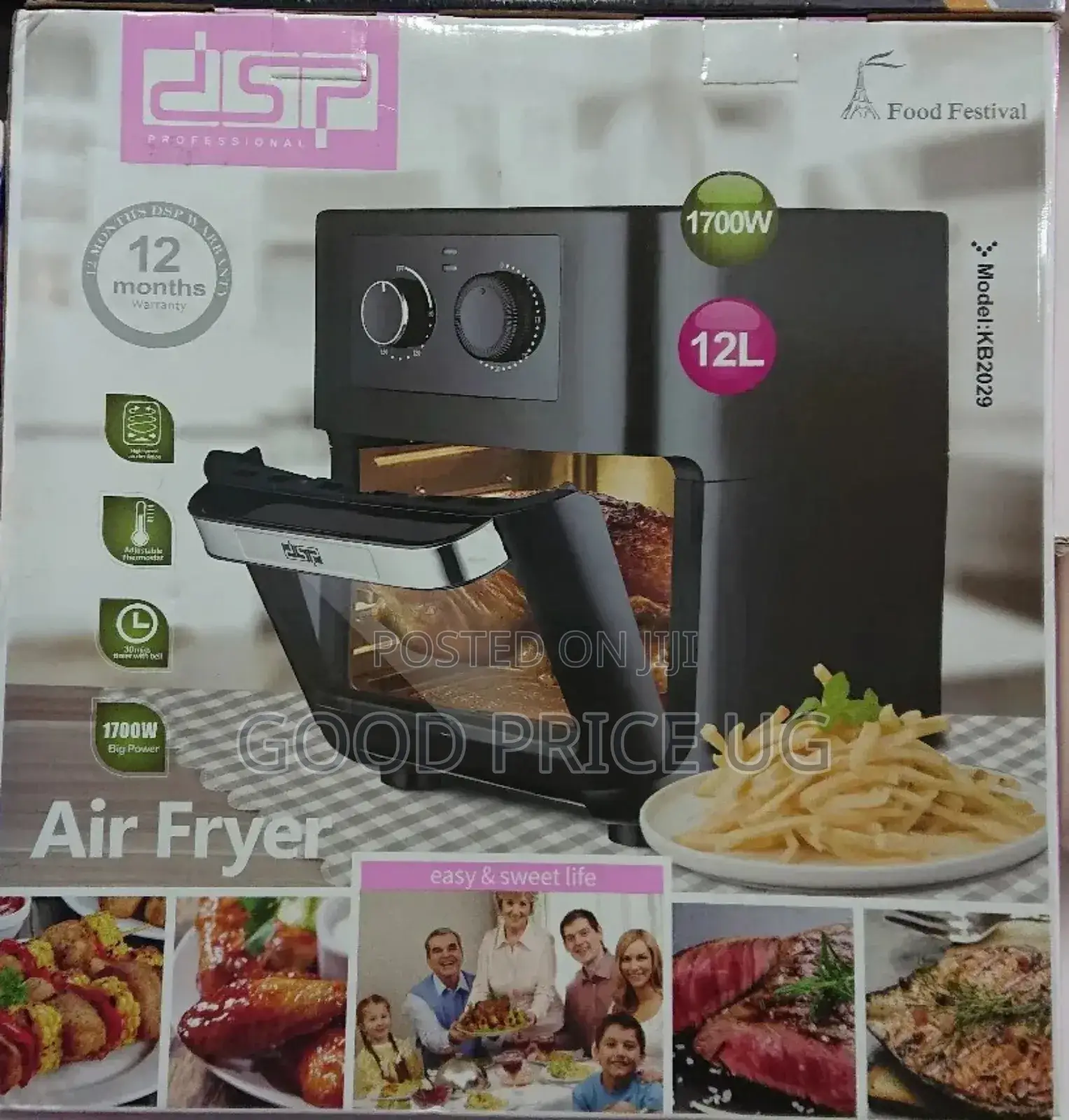 12 Litres DSP Air Fryer Oven