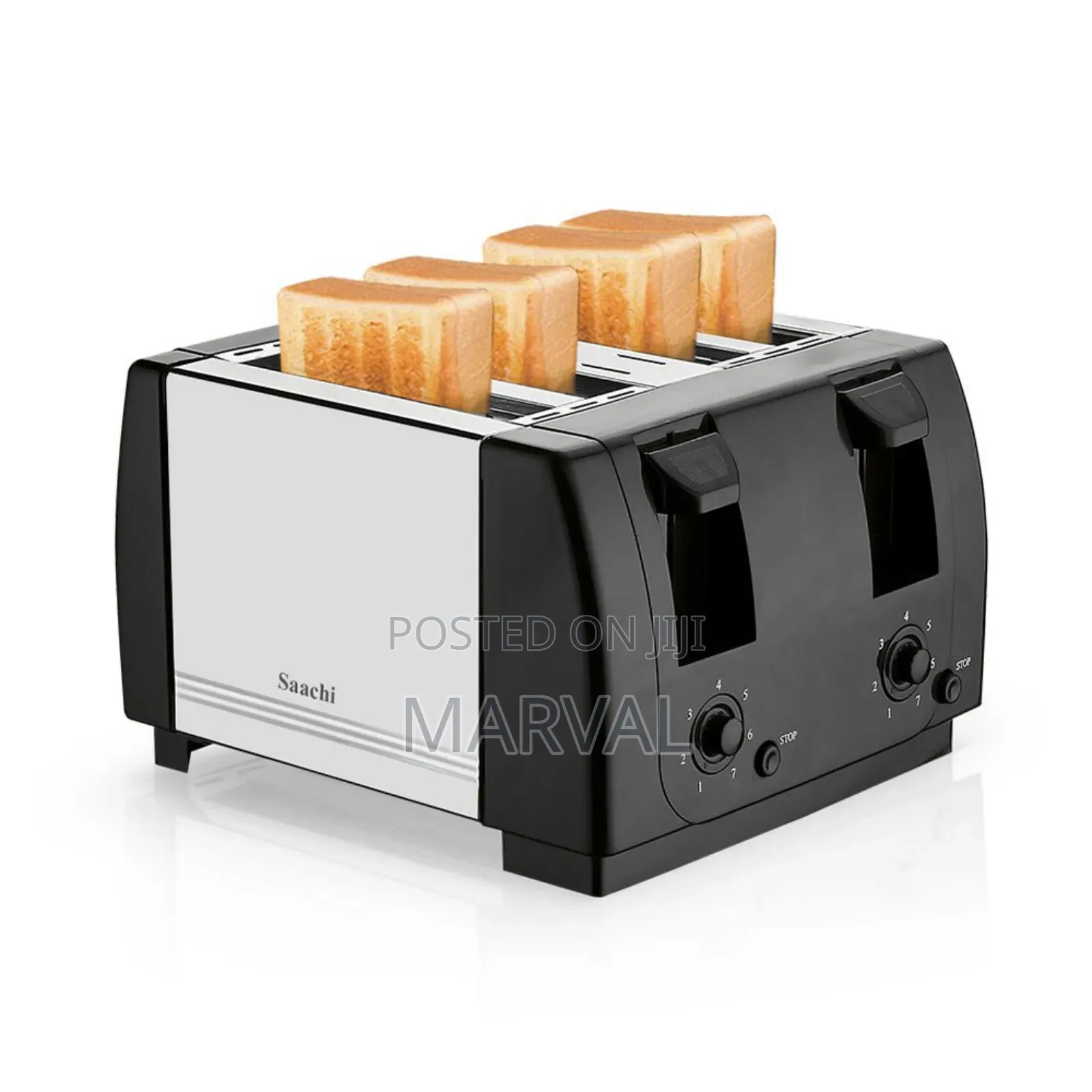 Saachi 4 Slice Toaster Nl-to-4564-Bk ( Black )